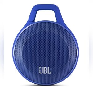 New Sealed Original JBL Clip Portable Bluetooth Speaker, Blue (JBLCLIPBLUAM)